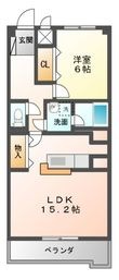 リベルテONEの間取図