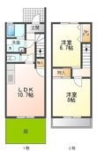 ポピュレールの間取図