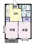 エルディム一本木の間取図