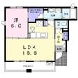 レインボー國府 Dの間取図