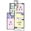 リバーサイドピアッツァAの間取図