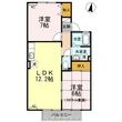 プレミール ソシア Aの間取図