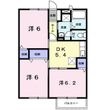 リバティヒルズAの間取図