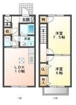 ブランシェＨｉｒｏ　Ａの間取図