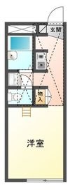 レオパレス牛久保の間取図