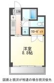 ワンルームハラマキⅡの間取図