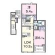 エバー・ピークスⅠの間取図