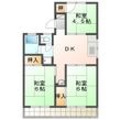 ハイツ河原Ｄ棟の間取図