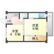 ビレッジハウス本町1号棟の間取図