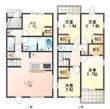 御津町上佐脇屋敷貸家の間取図