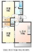 リヴェール後田 A棟の間取図