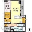 D-avance 西塚の間取図