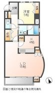 ランドマーク豊川の間取図