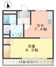 メゾン花水木Ⅱの間取図