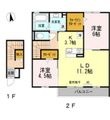 ファミーユ A棟の間取図