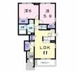 グレイス リリー Bの間取図