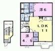 ラヴニールⅡの間取図