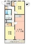 ハイツモリの間取図