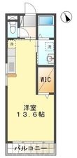 サンシャインヒルズミヨシ Cの間取図