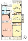 アーバンポイント三好Ⅱの間取図