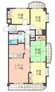 シャロン山之手の間取図