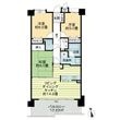 ライオンズマンション三好ヶ丘の間取図