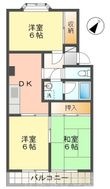 マンションマルカネの間取図