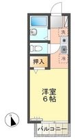 プレジール朝日の間取図