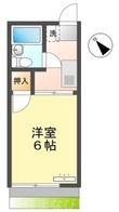 シティハイム大橋Ⅰの間取図