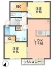 ロイヤルステージAの間取図