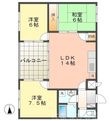 カーサジオの間取図