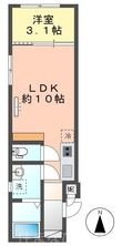 クレセント三河豊田の間取図