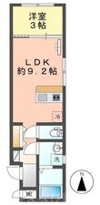 クレセント三河豊田の間取図