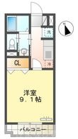 トミヨシロンハイツの間取図