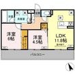 メゾンローズの間取図