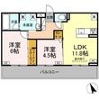 メゾンローズの間取図