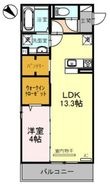 池田市城南２丁目の間取図