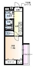 写真:豊中市服部西町3丁目 3階301の間取図