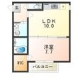 大阪市東淀川区北江口４丁目の間取図