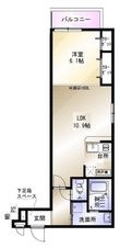 フジパレス三住町A棟の間取図