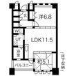 茨木市西豊川町の間取図