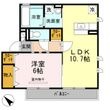 枚方市渚本町の間取図