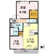 四條畷市中野本町の間取図