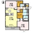茨木市上中条2丁目の間取図