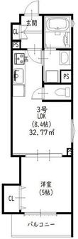 枚方市牧野本町2丁目の間取図