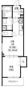 枚方市牧野本町2丁目の間取図