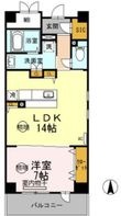 豊中市小曽根1丁目の間取図