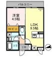 茨木市天王2丁目の間取図