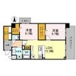 茨木市西駅前町の間取図