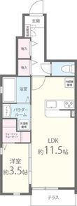 Benesta千里中央の間取図